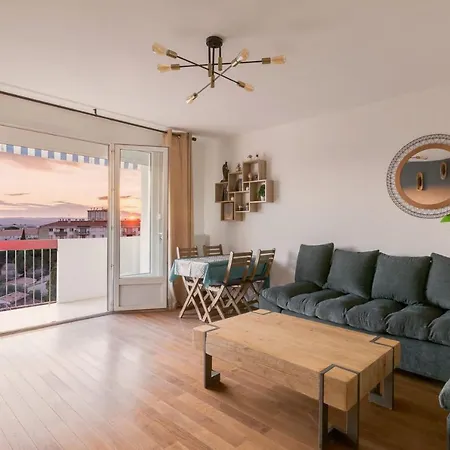 Apartment 2 Chambres, Dernier Etage, Parking Gratuit Dans Residence, Balcon & Coucher De Soleil Montpellier