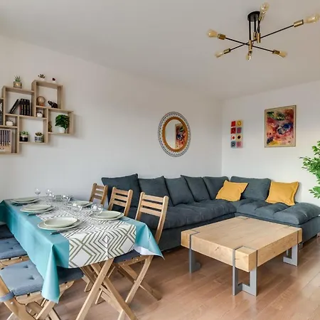 Floor - 2 Chambres, Free Wifi & Parking & Sunset By Immoconciergerie Apartament
